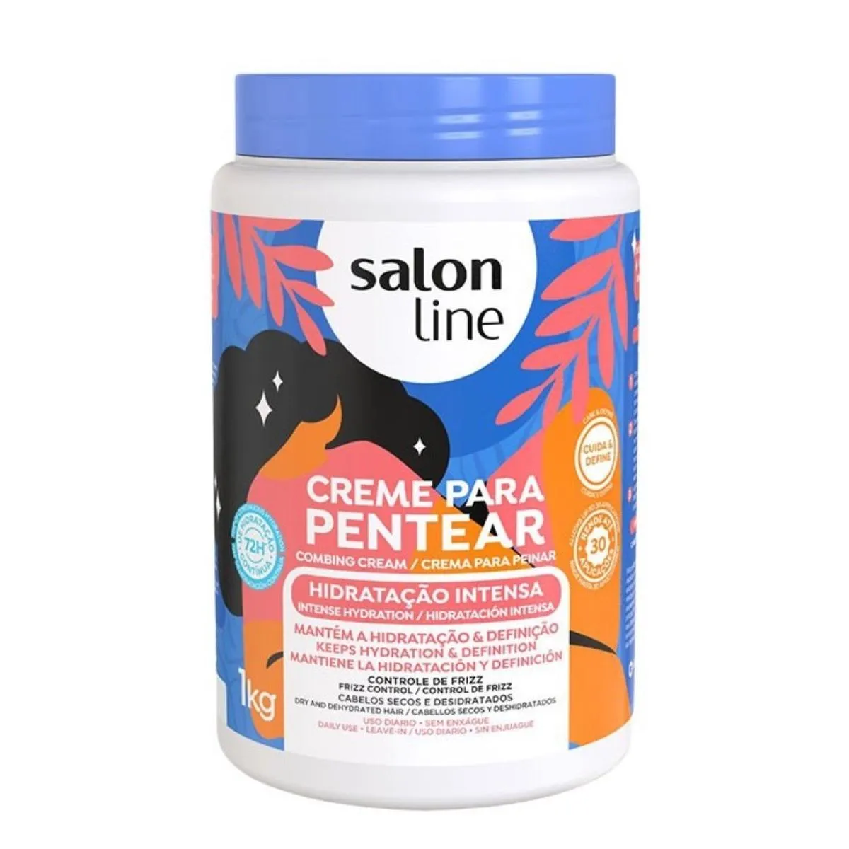 Salon Line Crema Pentear Hidrataçao Intensa 1kg