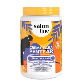 Salon Line Crema Pentear Brilho Molhado 1kg