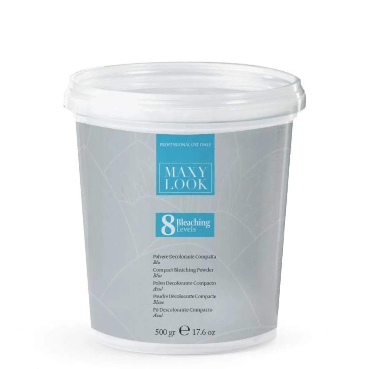 Maxy Look Polvo Decolorante Compacto Azul 8 Tonos 500g