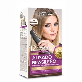 Kativa Kit Alisado Brasileño Cabello Claro