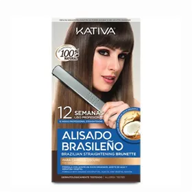 Kativa Kit Alisado Brasileño Cabello Oscuro