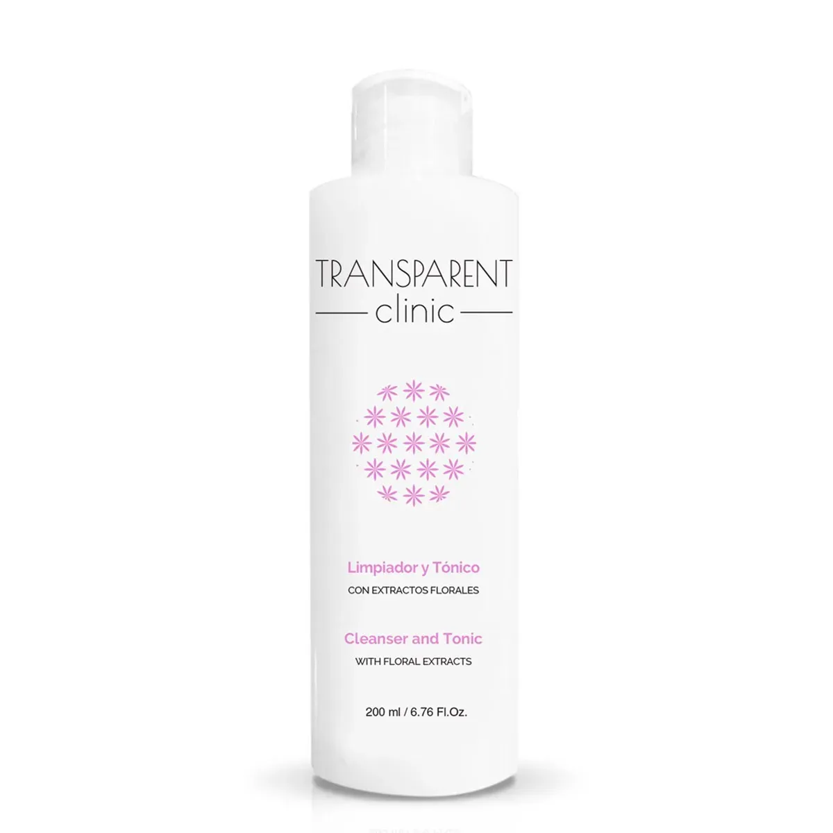 Transparent Clinic Clean Gel Limpiador y Tonico 200ml
