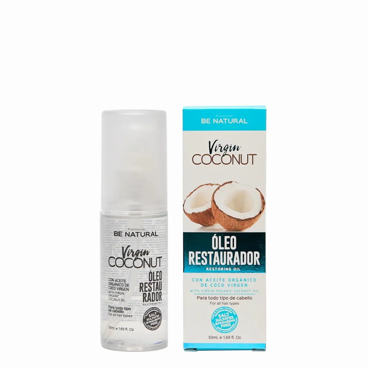 Be Natural Virgin Coconut Aceite Reparador 50ml