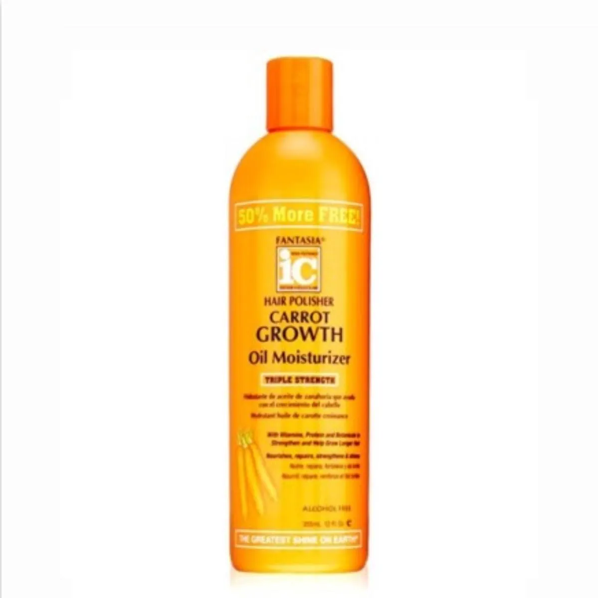 IC Fantasia Hair Polisher Carrot Oil Moisturizer Triple Strength 355ml