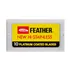 Feather Recambio Navaja Afeitar Doble 10uds