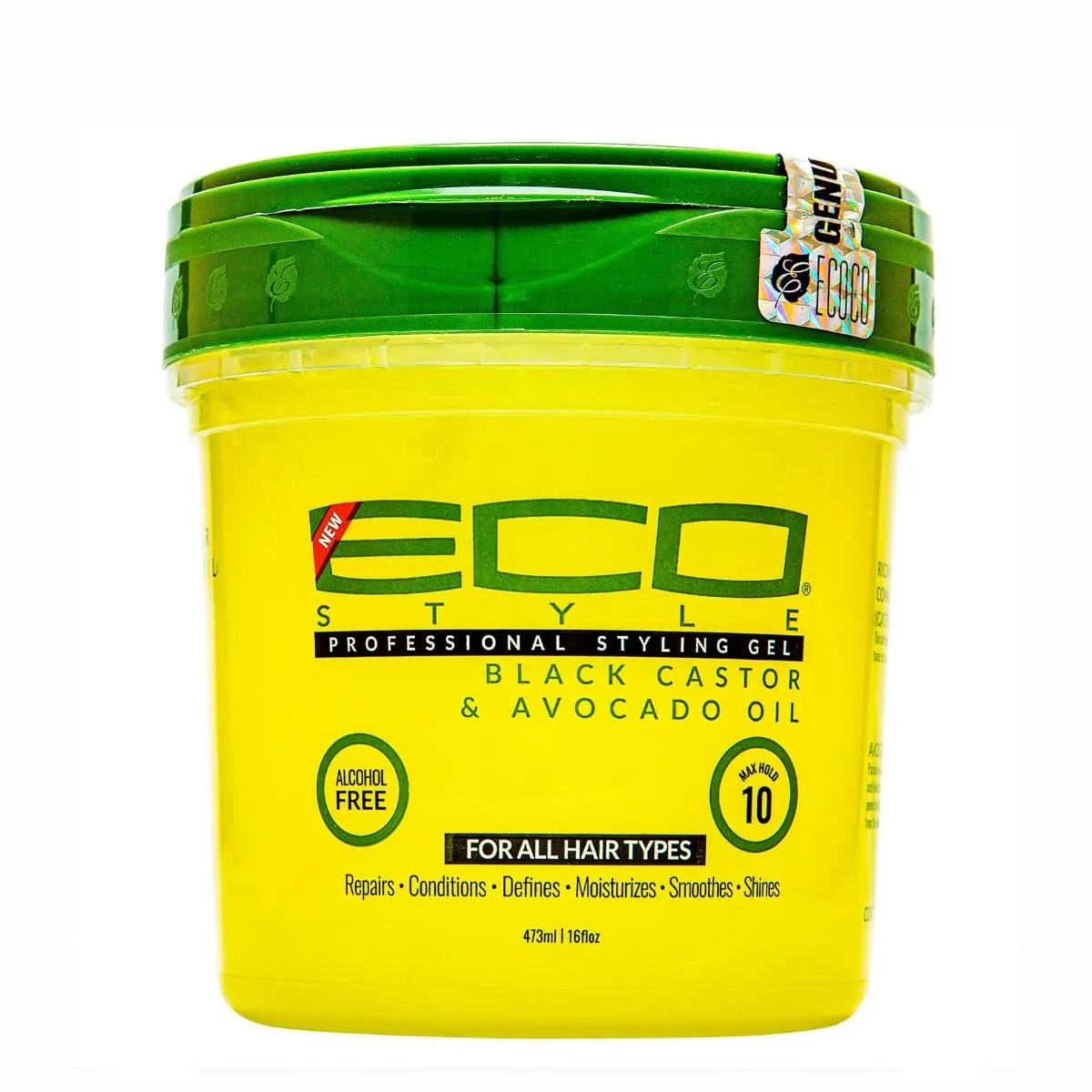Eco Style Black Castor & Avocado Oil Gel 473ml