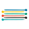 Sibel Pinchos Rulos Plastico 20uds Color 77mm