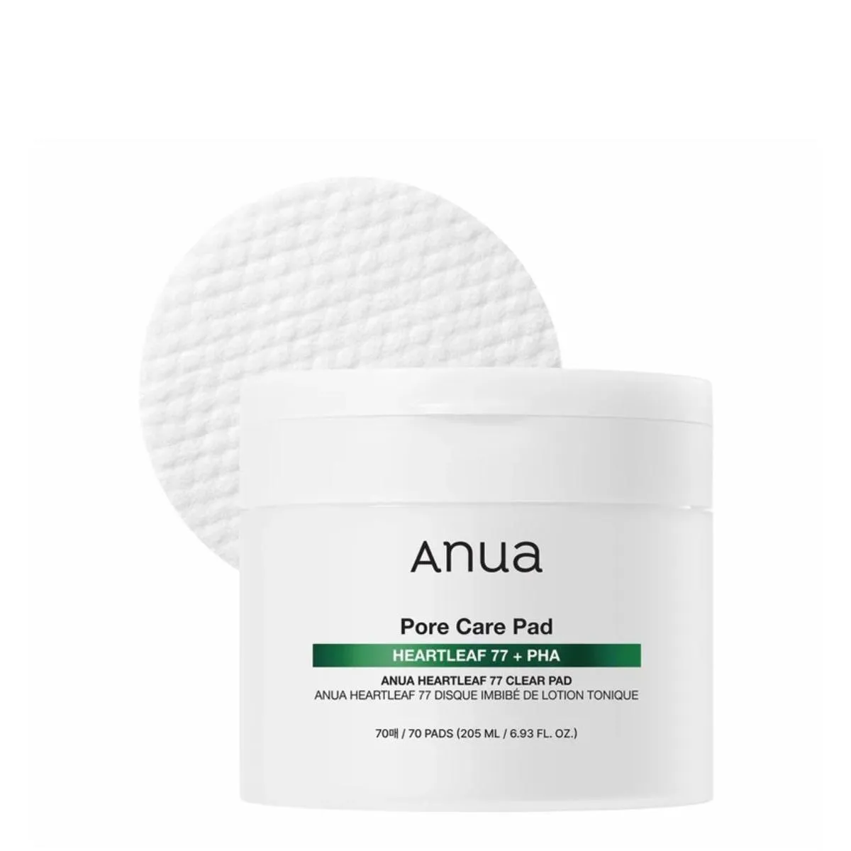 Anua Heartleaf 77 Clear Pad 70 uds 205ml 