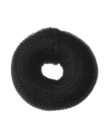 Rulo Moño Circular Nylon 9 cm Negro