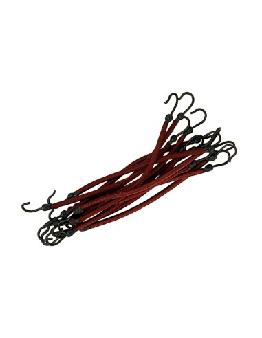 Goma Gancho Hook 12 uds Marron