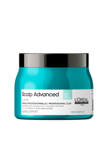 Expert Scalp Advanced Arcilla 2 En 1 Antigrasa  500 ml