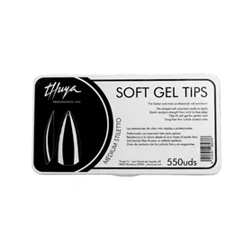 Thuya Soft Gel Tips Stileto Medium 550uds