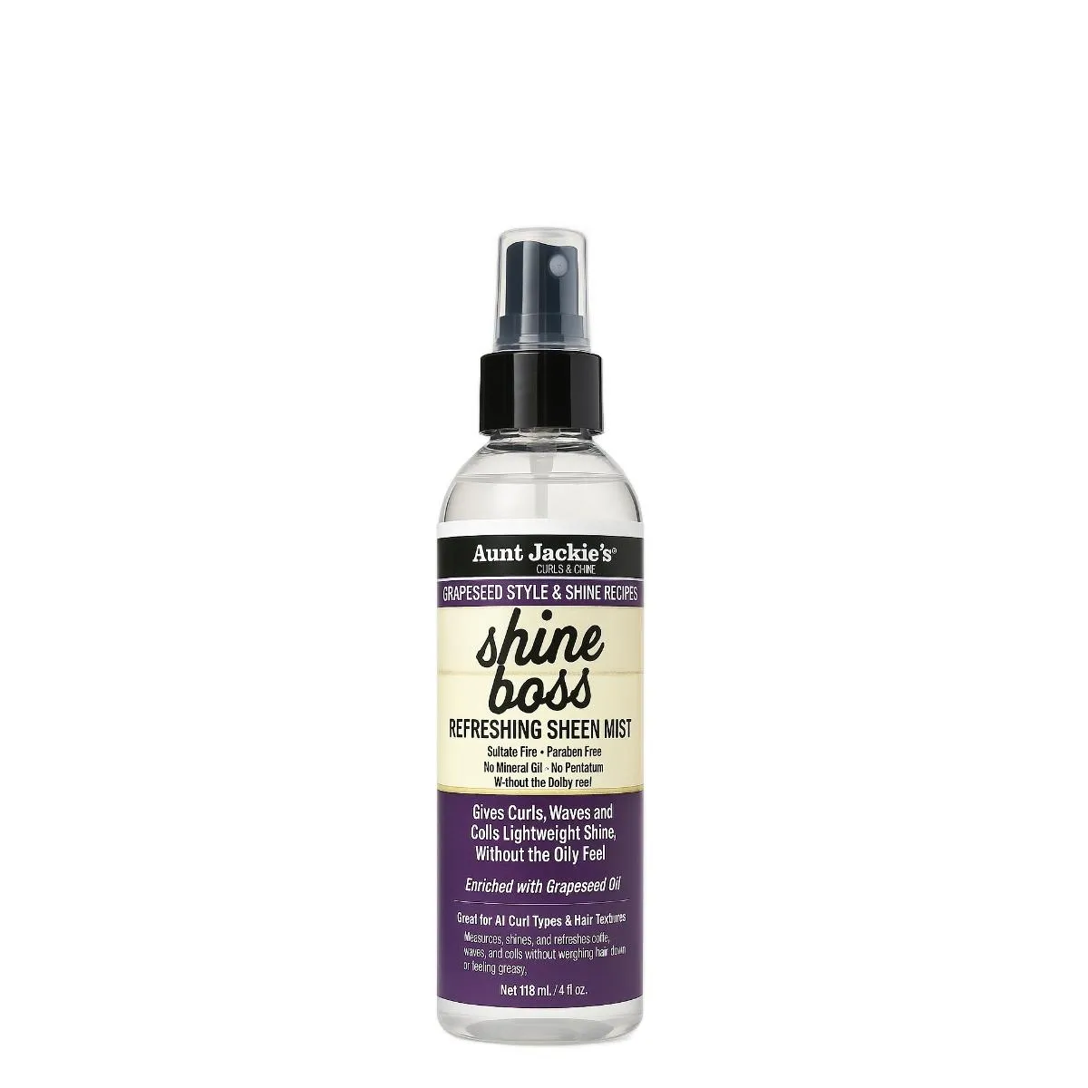 Aunt Jackie's Grapeseed Shine Boss Refreshing Sheen Mist 118ml