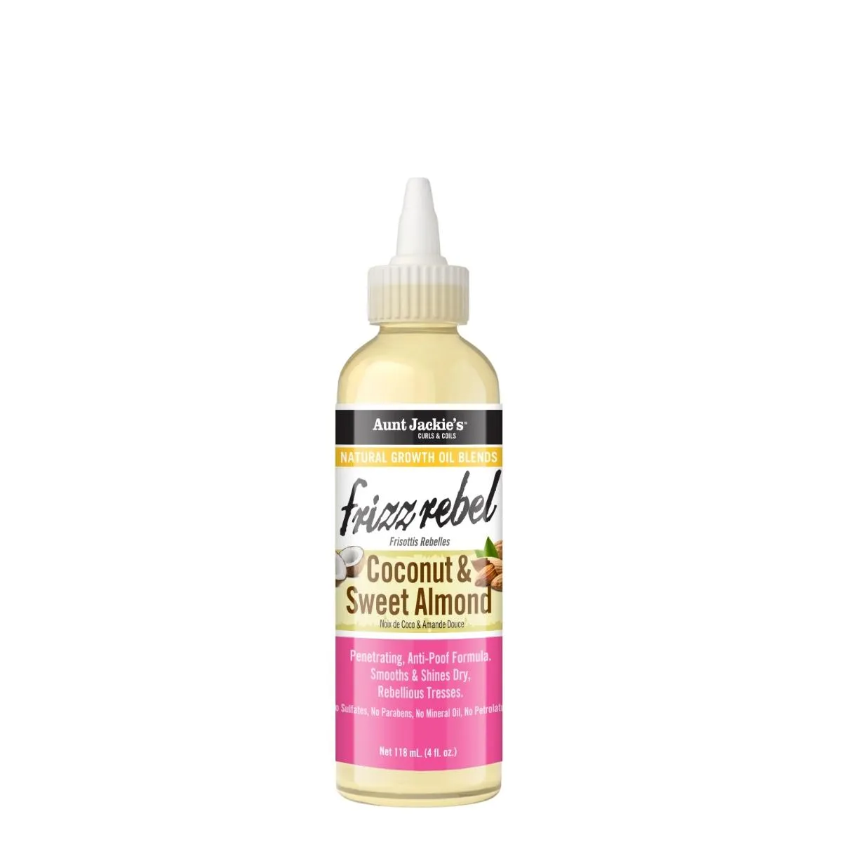Aunt Jackie's Frizz Rebel Coconut & Sweet Almond Oil 118ml