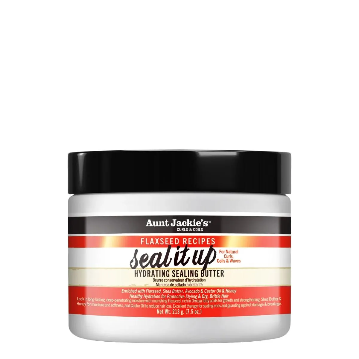 Aunt Jackie's Flaxseed Recipes Seak It Up Hydrating Sealing Butter 213g