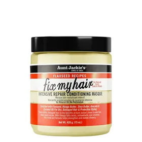 Aunt Jackie's Flaxseed Recipes Fix My Hair Intensive Repair Conditioning Masque 426g