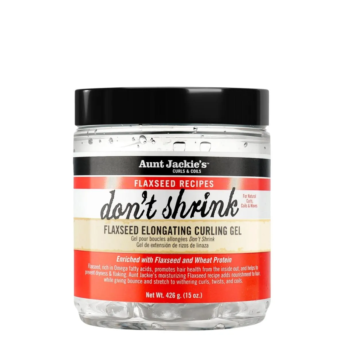 Aunt Jackie's Flaxseed Recipes Dont Shrink Elongating Curling Gel 426g