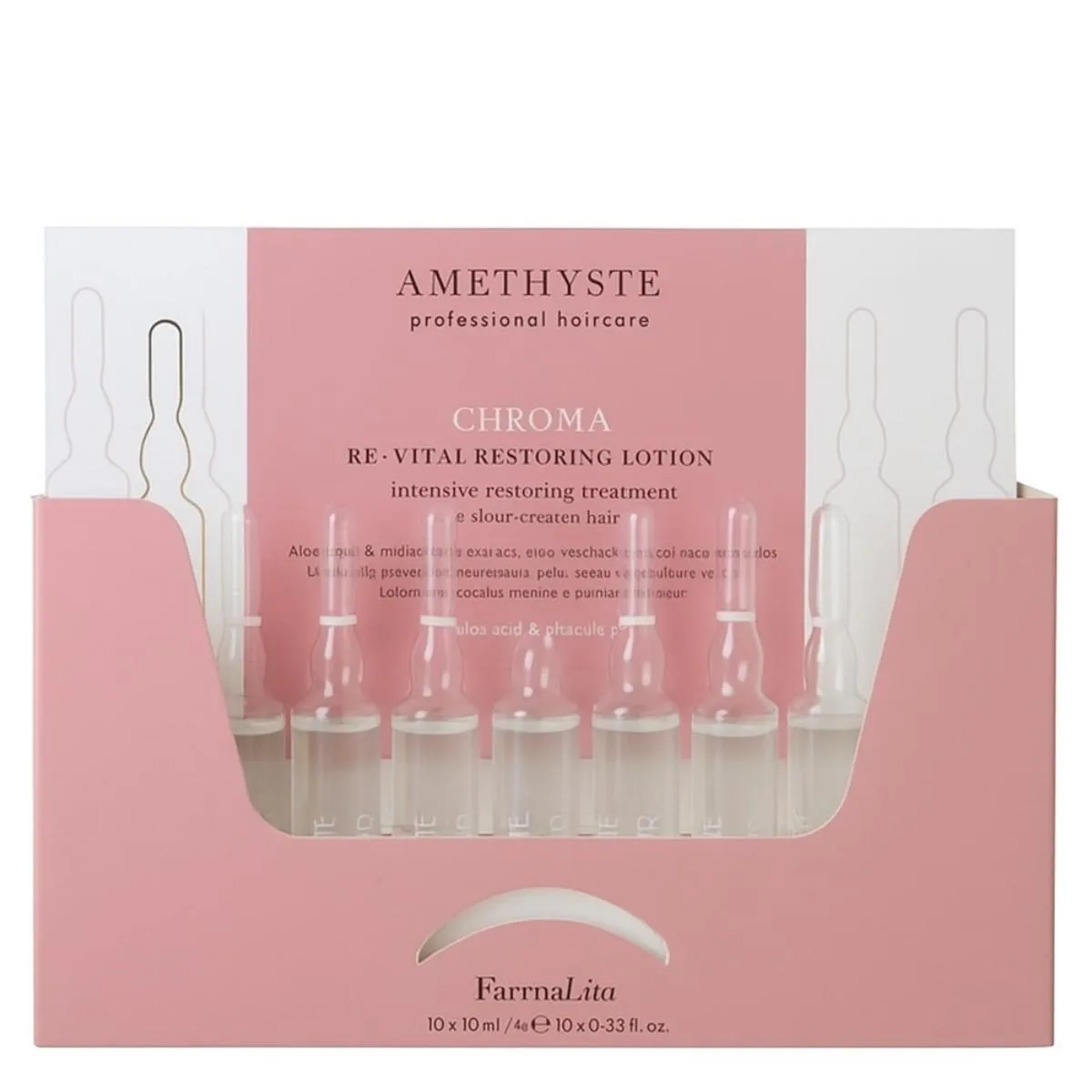 Farmavita Amethyste Chroma Re-Vital Restoring Lotion 10x10ml