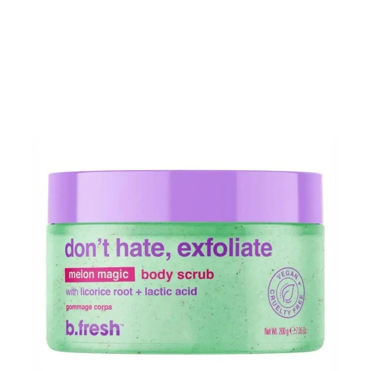 b.fresh Don't Hate,Exfoliate Body Scrub 200ml