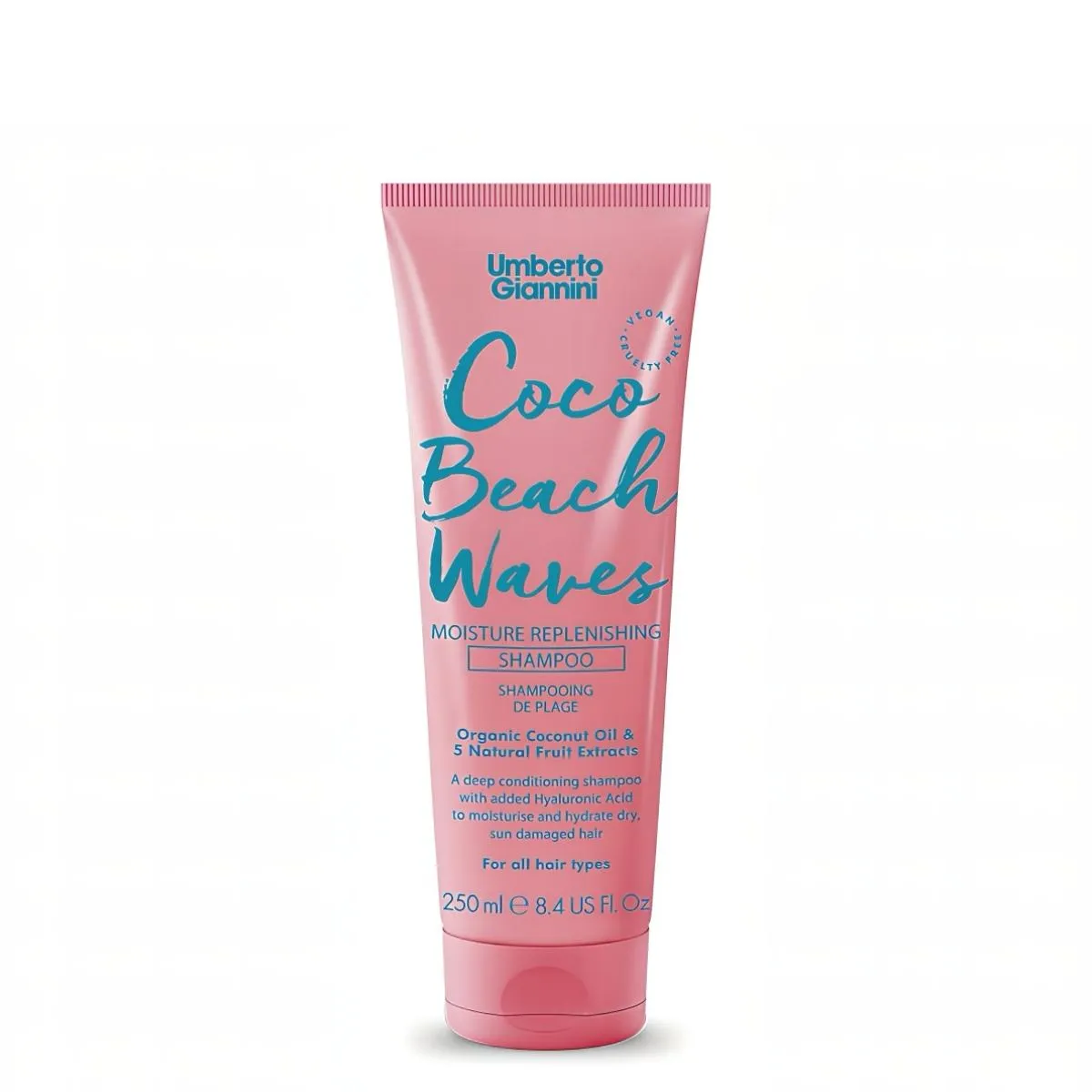 Umberto Giannini Coco Beach Waves Moisture Replenishing Shampoo 250ml
