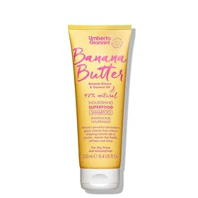 Umberto Giannini Banana Butter Nourishing Superfood Shampoo 250ml