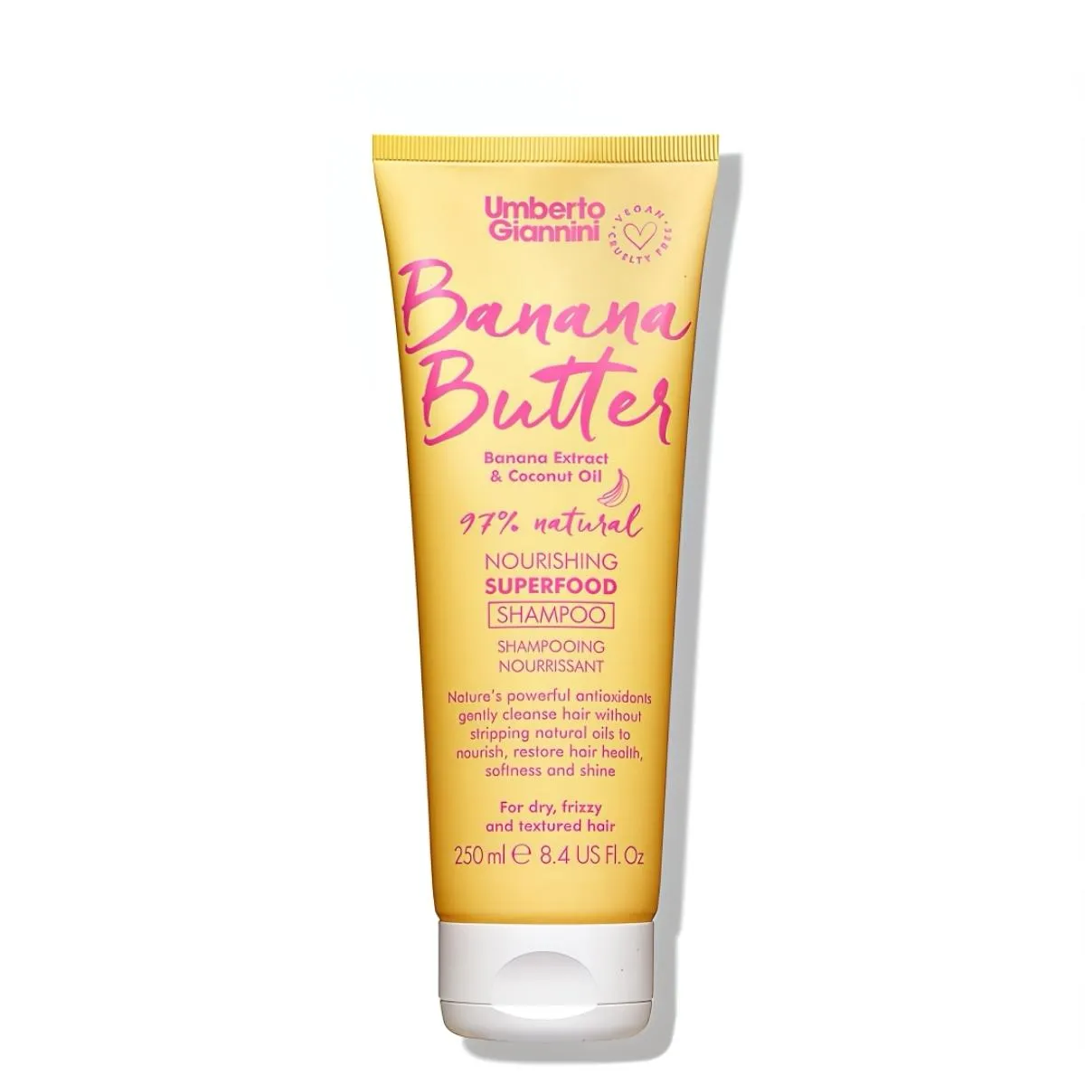 Umberto Giannini Banana Butter Nourishing Superfood Shampoo 250ml