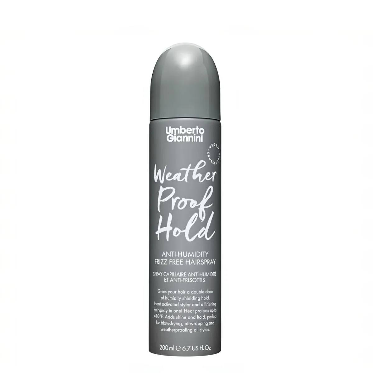 Umberto Giannini Weatherproof Hold Frizz Hairspray 200ml