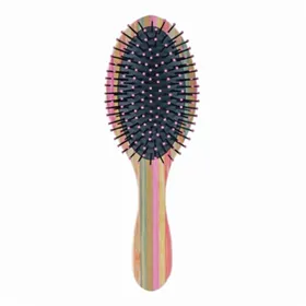 Bifull Cepillo Ovalado Striped Bamboo