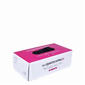 Bifull Guantes Nitrilo Negro 5gr 100uds Talla L